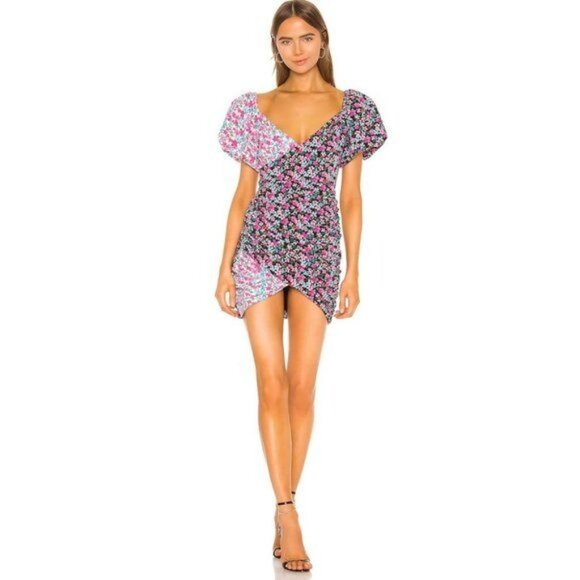 Lovers + Friends Meyer Mini Dress in Mixed Floral - Picture 2 of 4